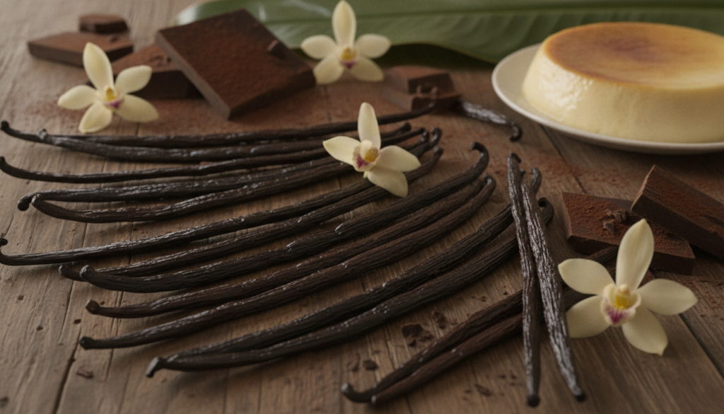découvrez pourquoi la véritable vanille noire de madagascar est appelée l'or noir des grands pâtissiers grâce à son arôme unique, sa qualité exceptionnelle et son rôle indispensable dans la haute pâtisserie.