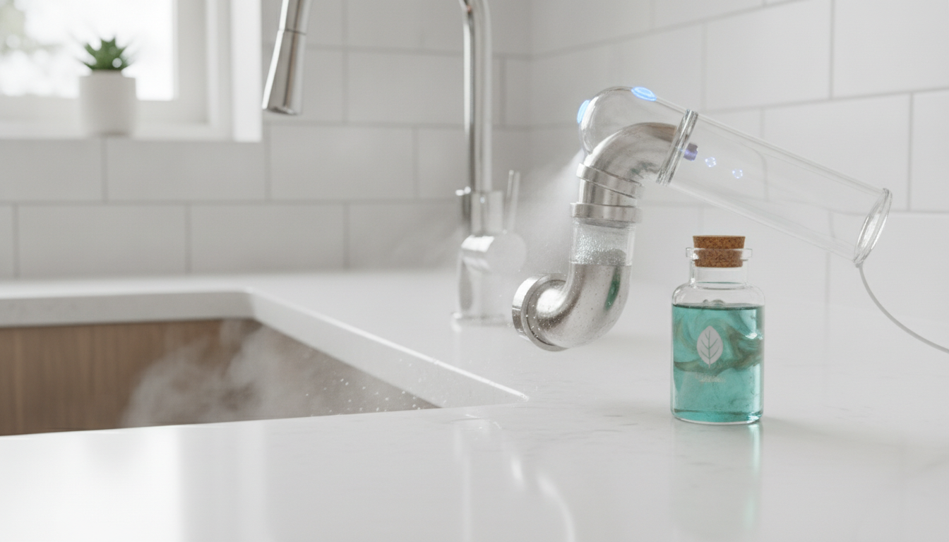 Quel est ce produit surprenant pour garder un siphon toujours impeccable ?